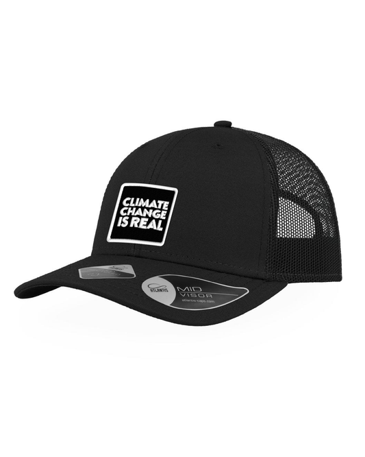 Gorra Recycled Polyester Trucker "Climate" (One Size) - Black