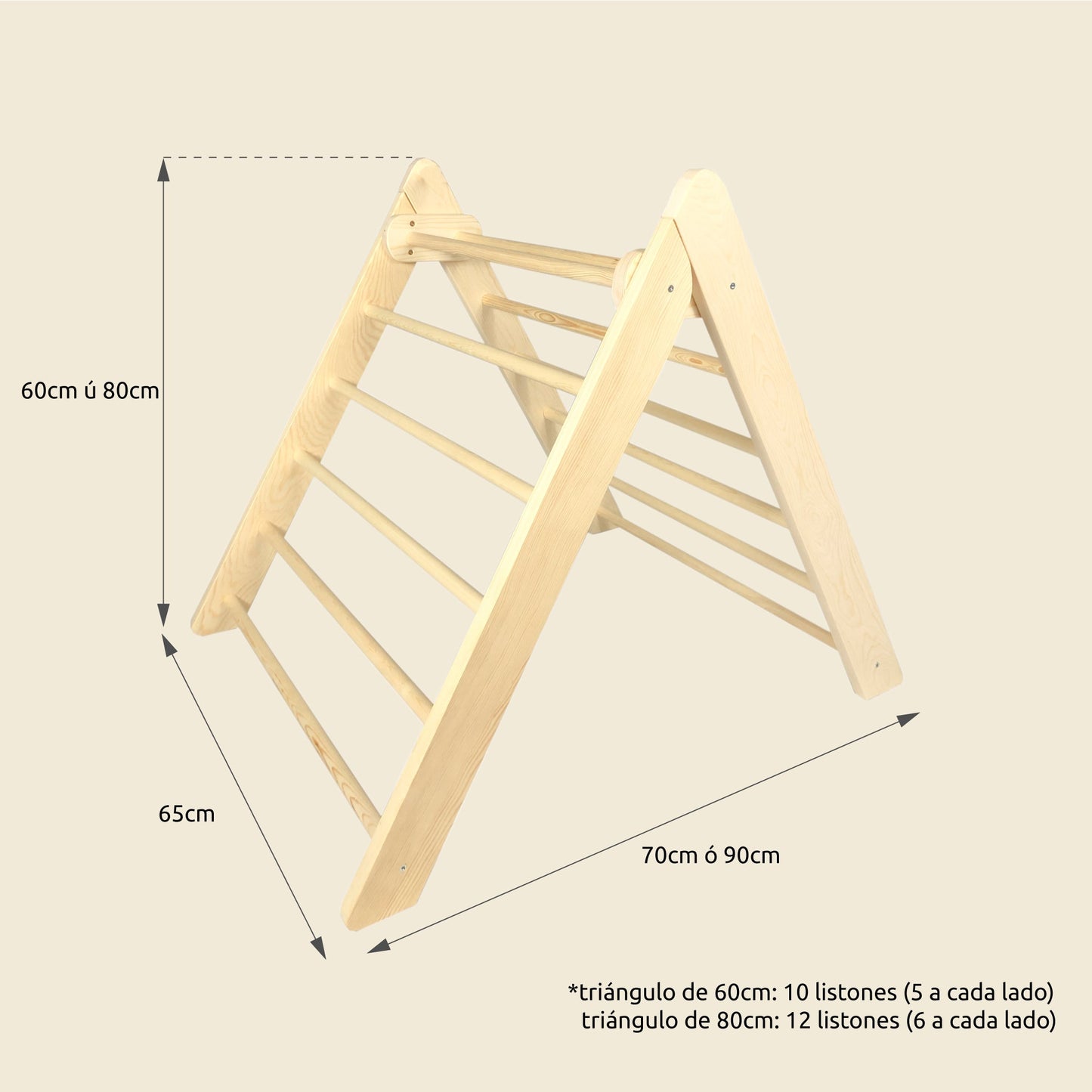 Triángulo Pikler | Escalera Montessori + LISTON