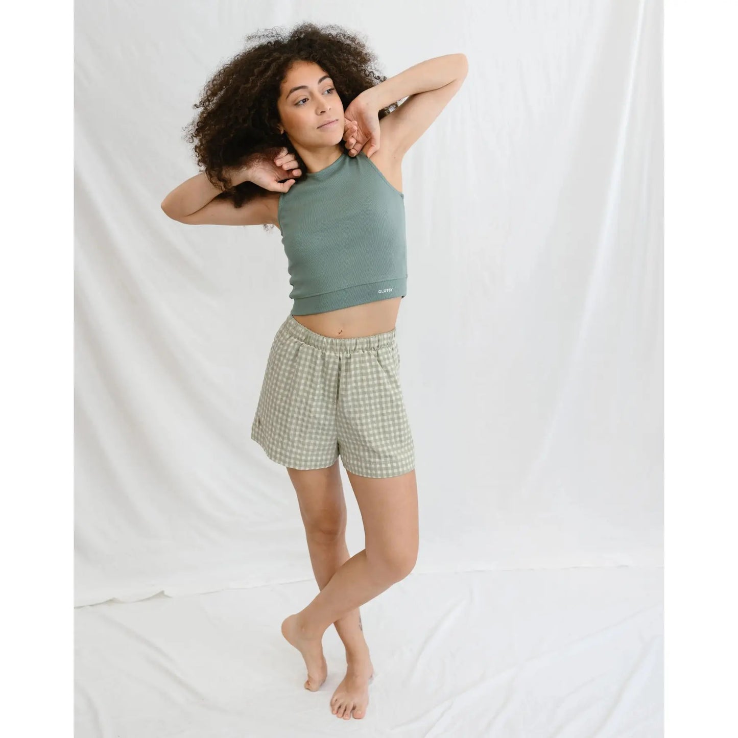 Tank Top Verde [zero waste] • Talla XS