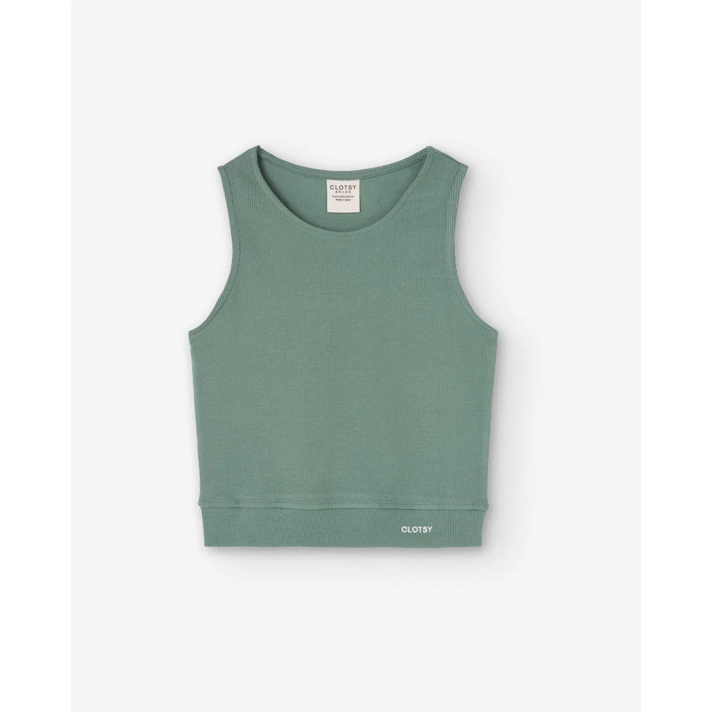 Tank Top Verde [zero waste] • Talla XS