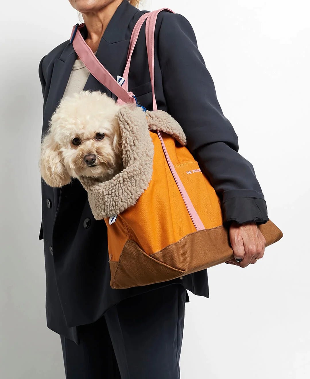 Constantin Pink Cotton Canvas Dog Carrier Bag Strap