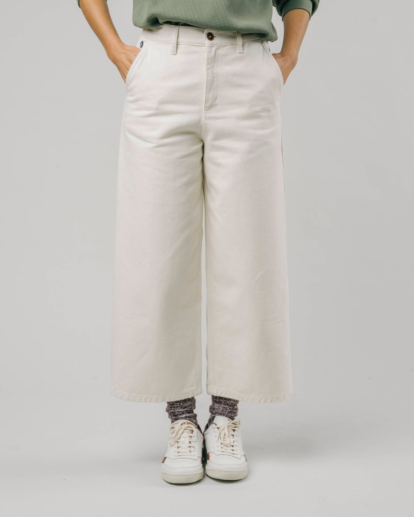 Wide Leg Pants Raw