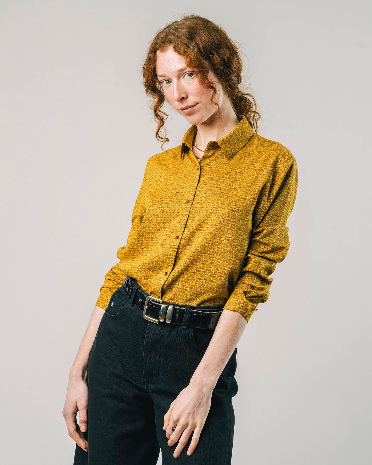 Matrioska Blouse Mustard