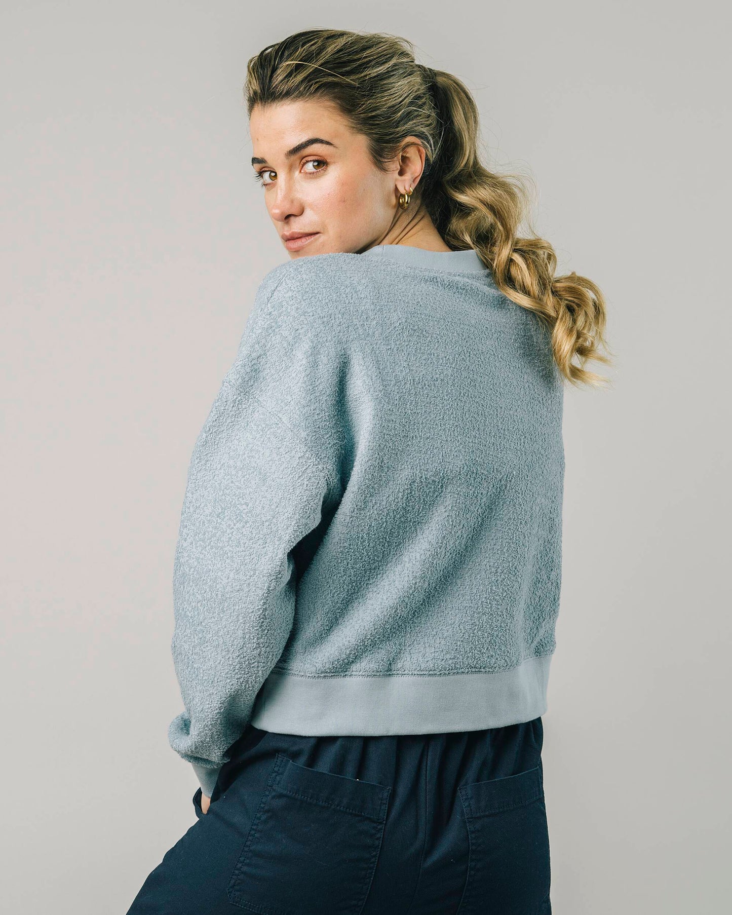 Nomad Terry Sweatshirt Stone Blue