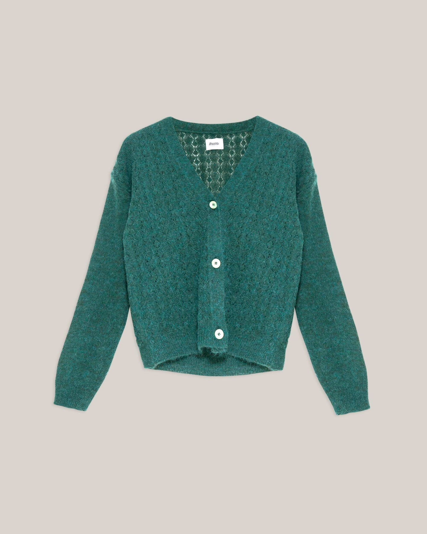 Lace Cardigan Green