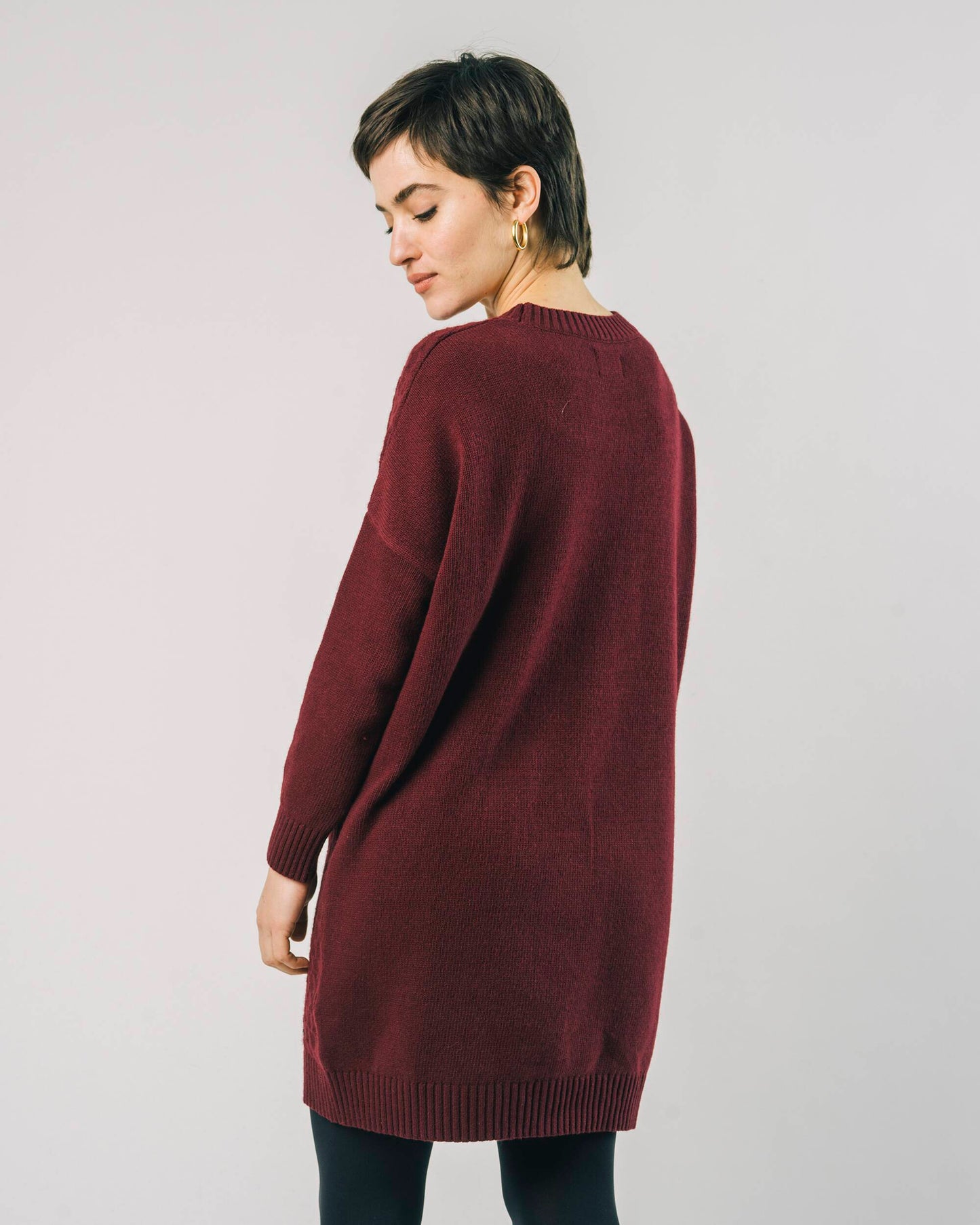 Knitted Dress Porto Wine