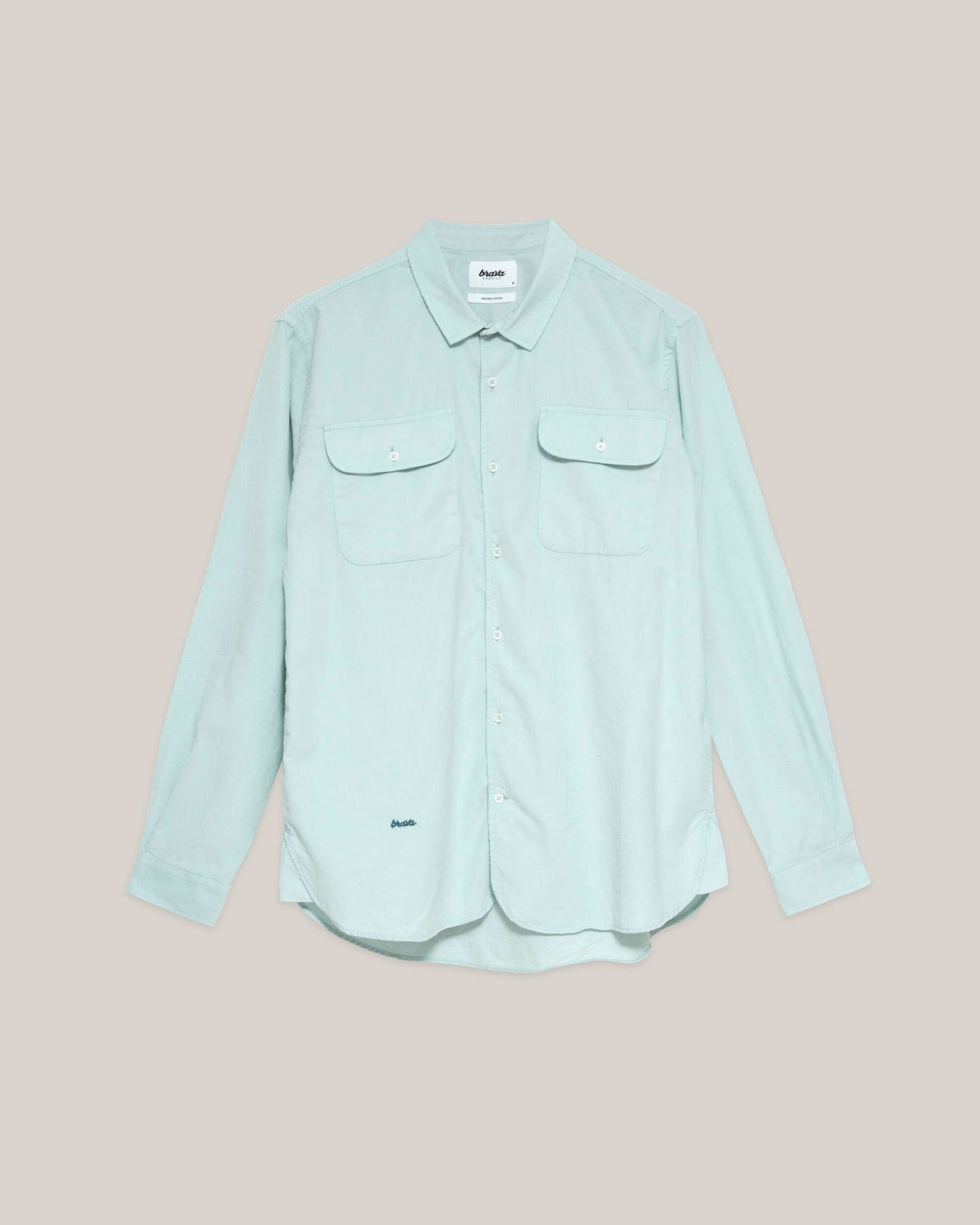 Lightweight Corduroy Shirt Acqua