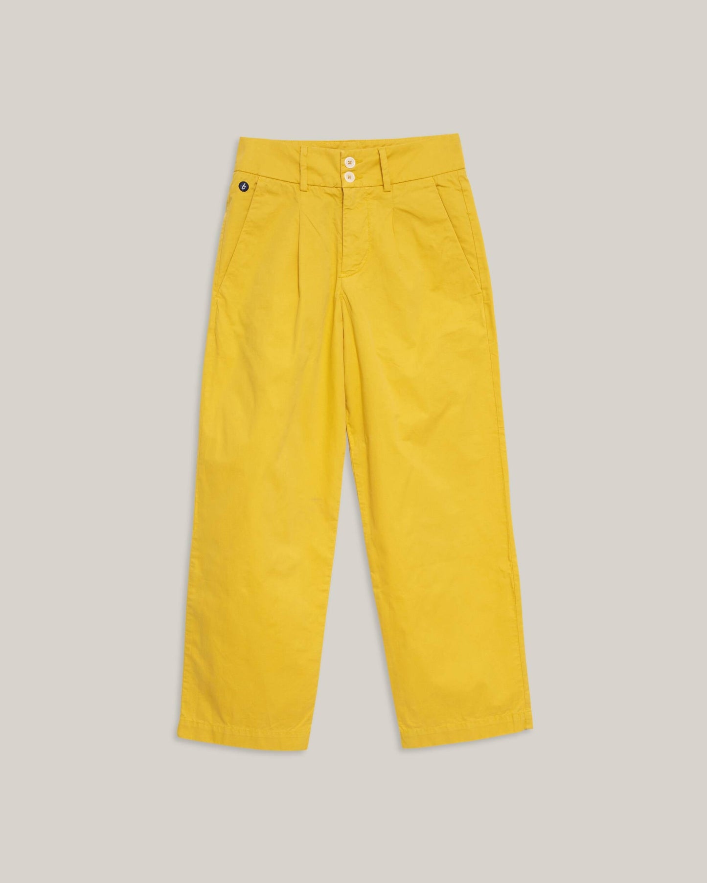 Voyage Pleated Pant Lemon