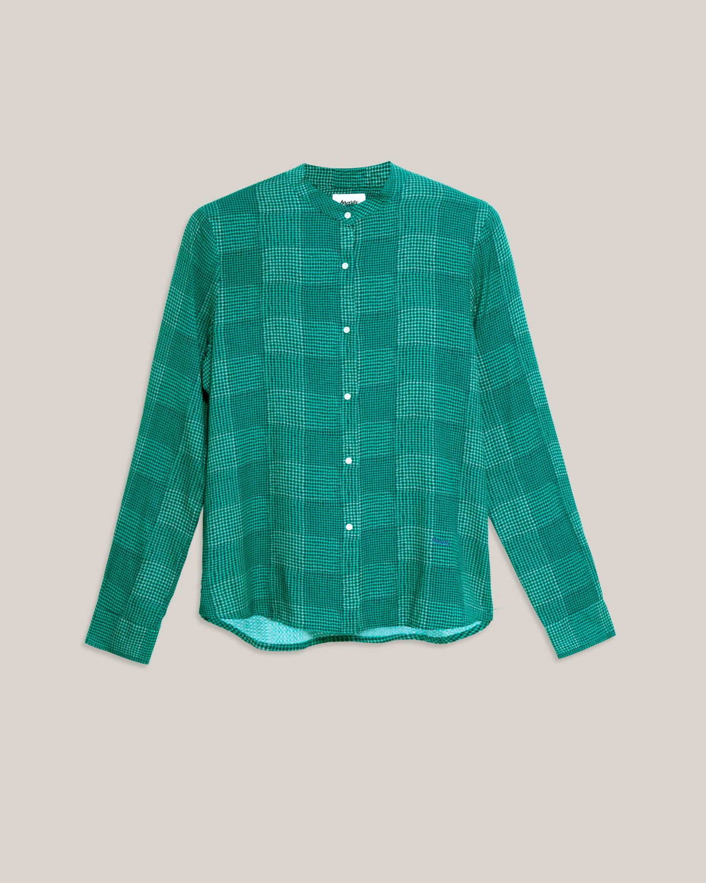 Vichy Blouse Green