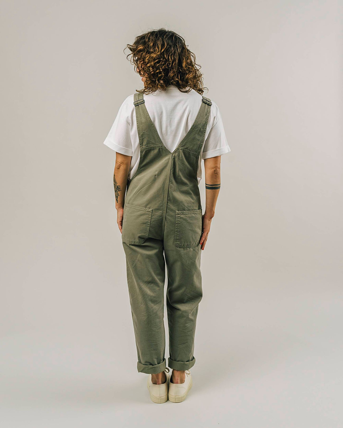 Herringbone Overall Olive