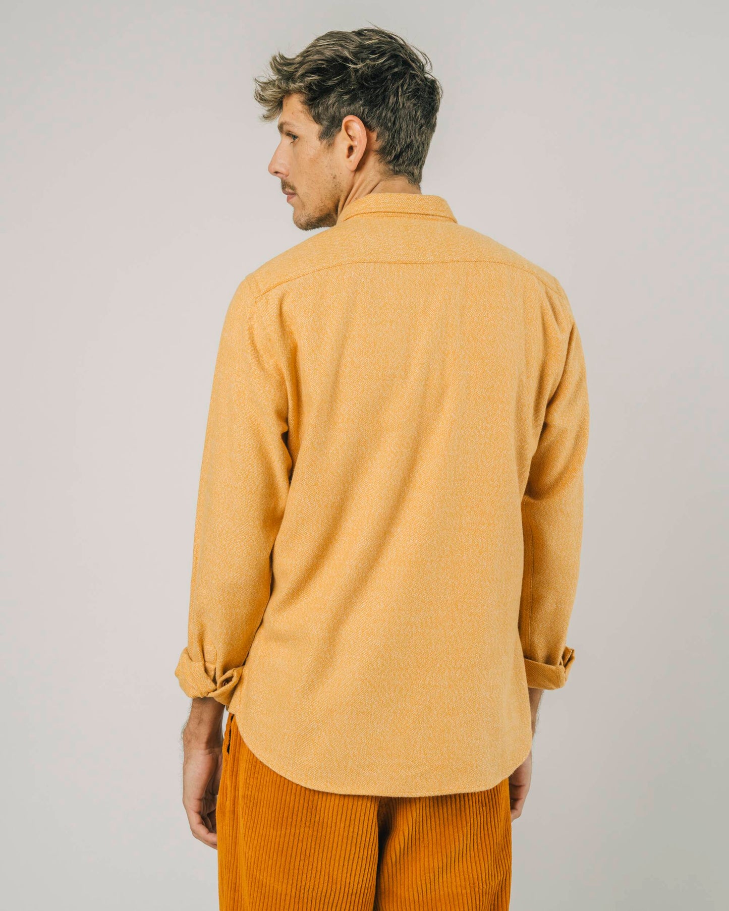 Nuuk Regular Shirt Mustard