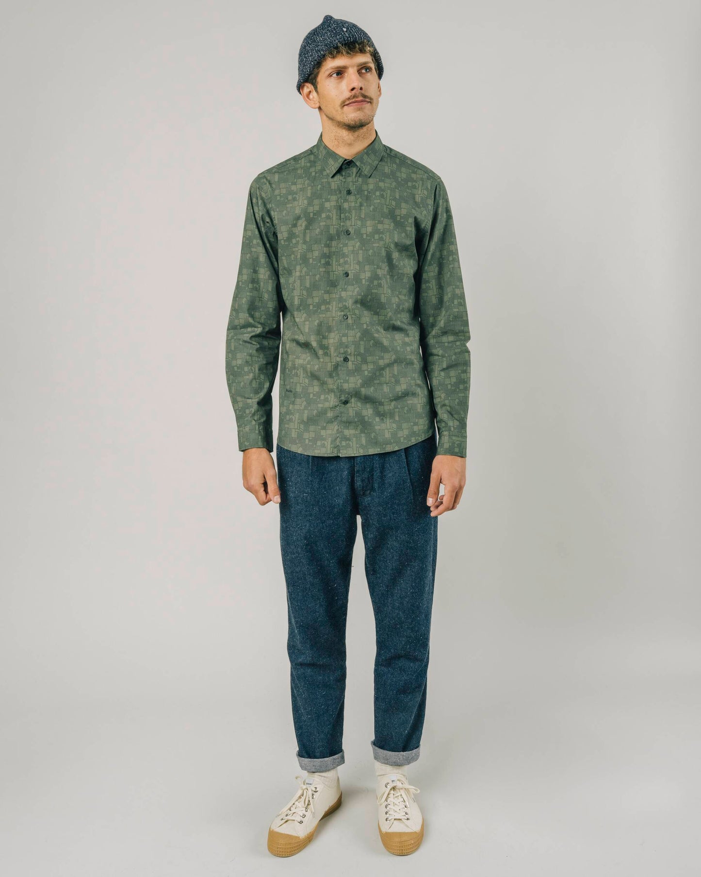 Roof Regular Shirt Khaki