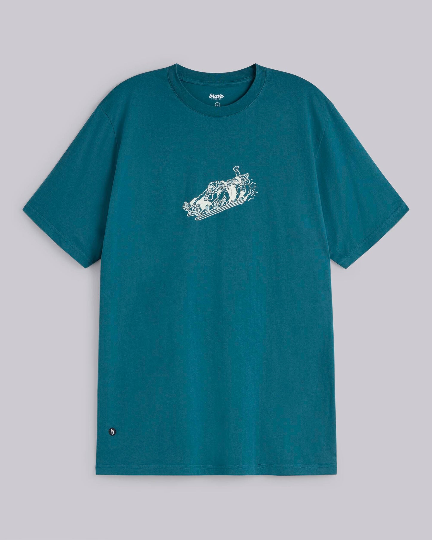 Snow Sled T-Shirt Petrol