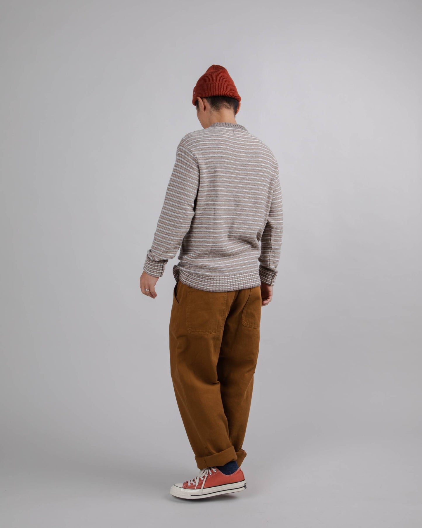 Stripes Sweater Brown