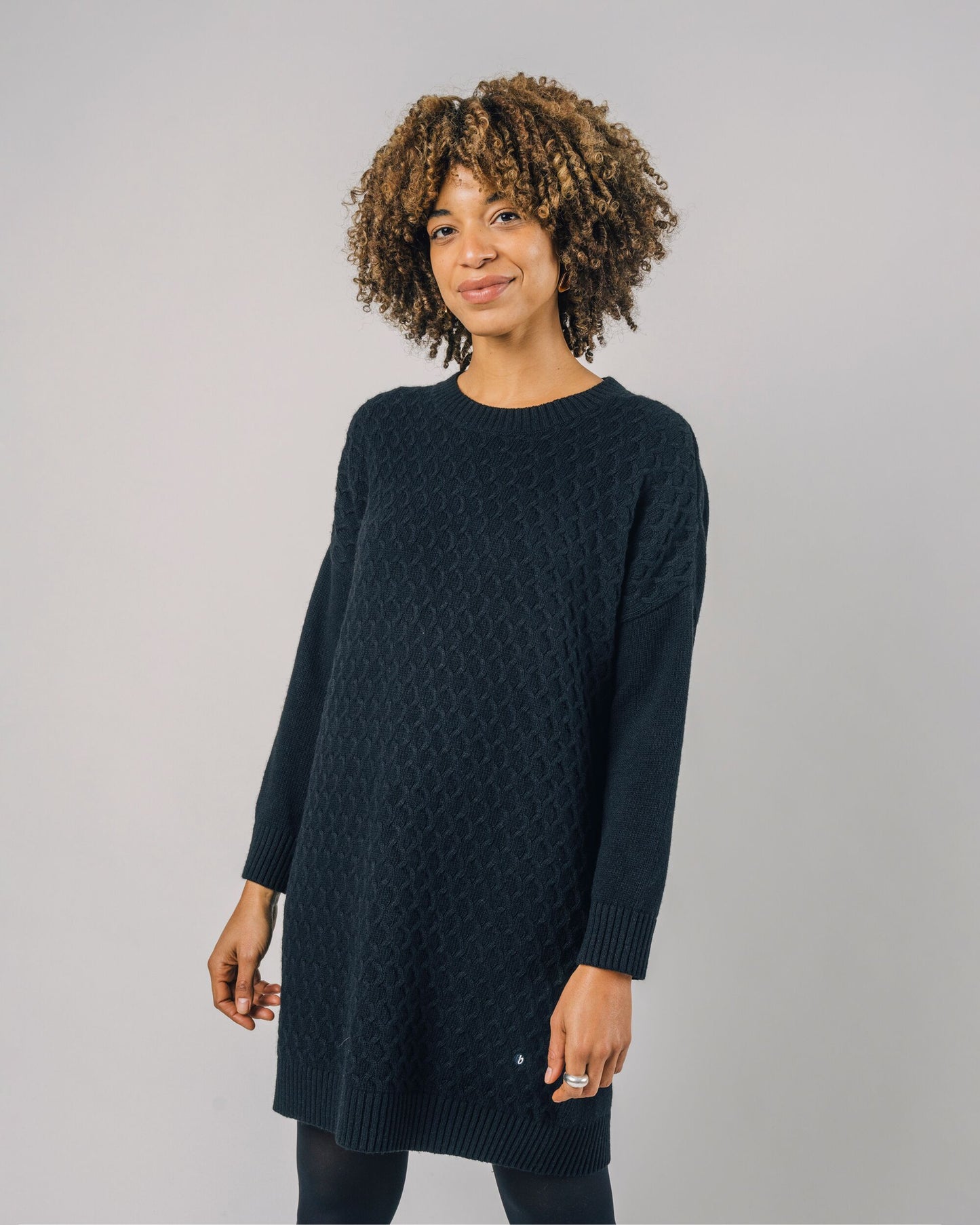 Knitted Dress Black