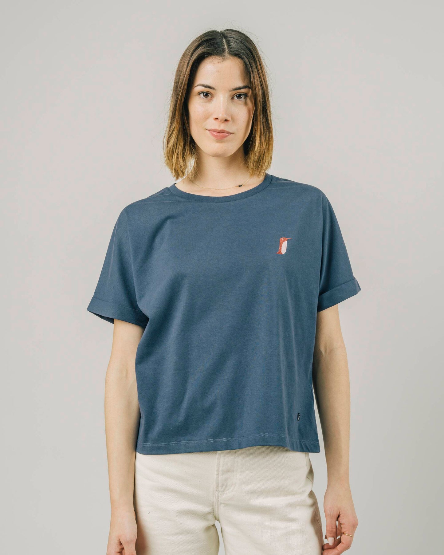 Penguin Oversize Tee Indigo