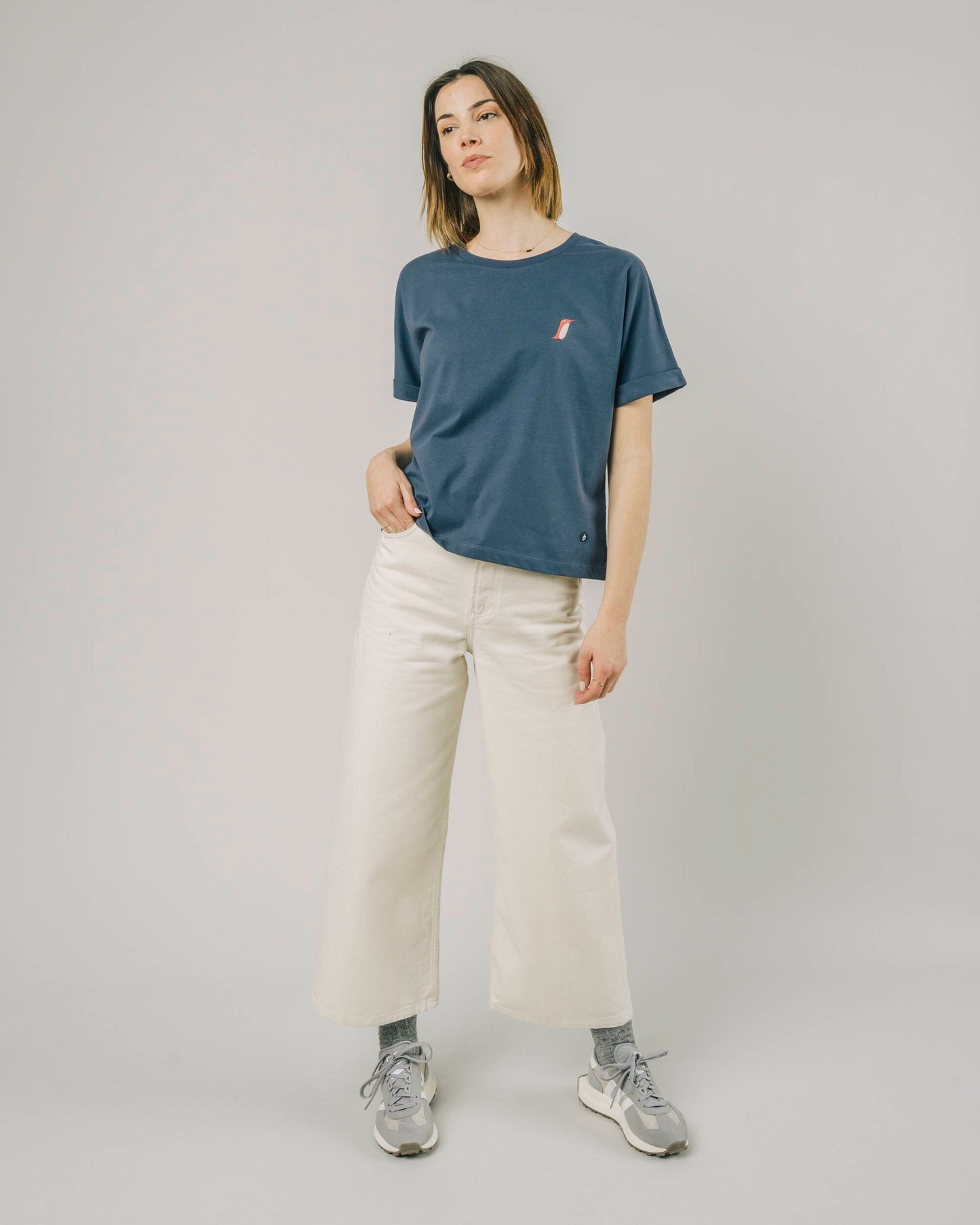 Penguin Oversize Tee Indigo