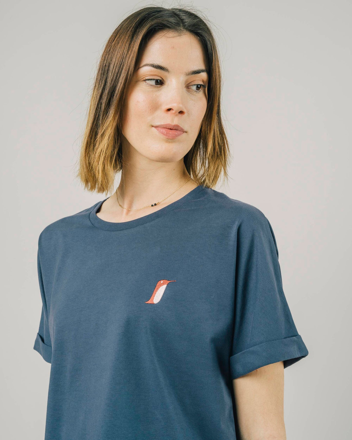 Penguin Oversize Tee Indigo