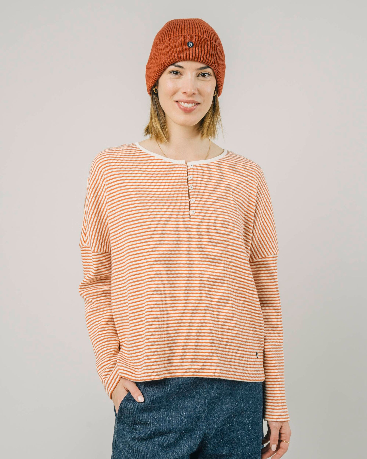 Buttoned Sweater Pumpkin