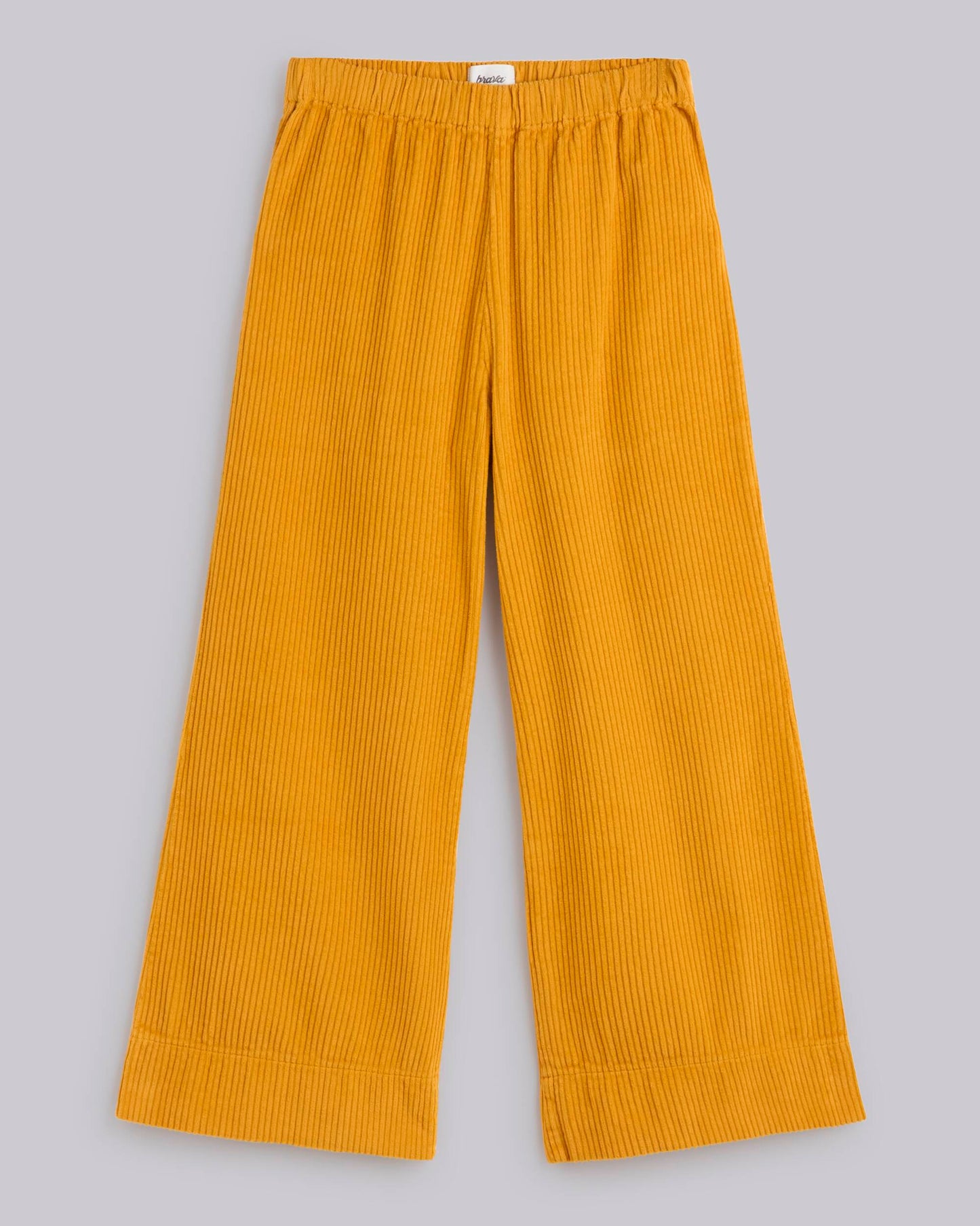 Wide Leg Corduroy Pant Gold