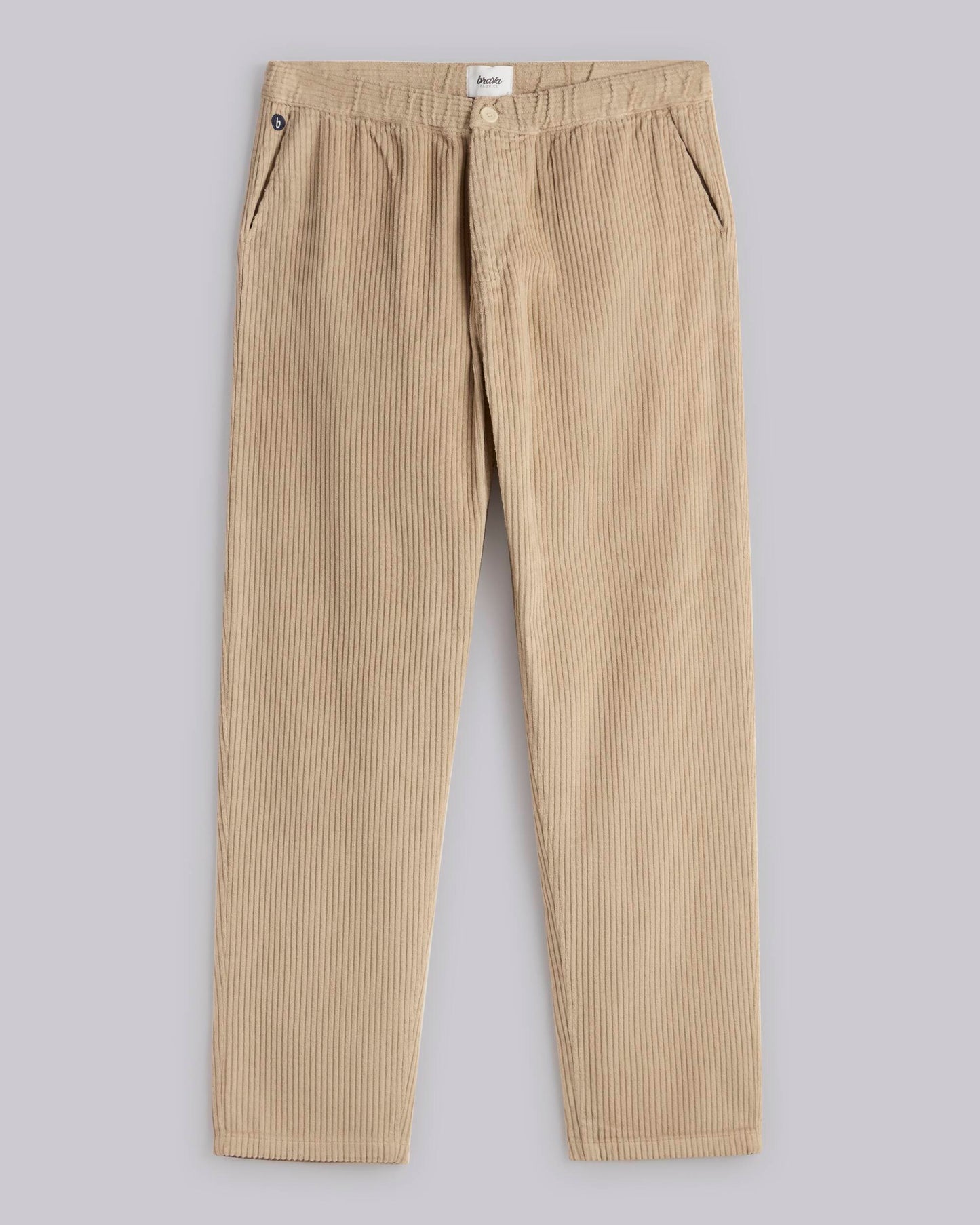 Corduroy Oversize Elastic Pant Ecru