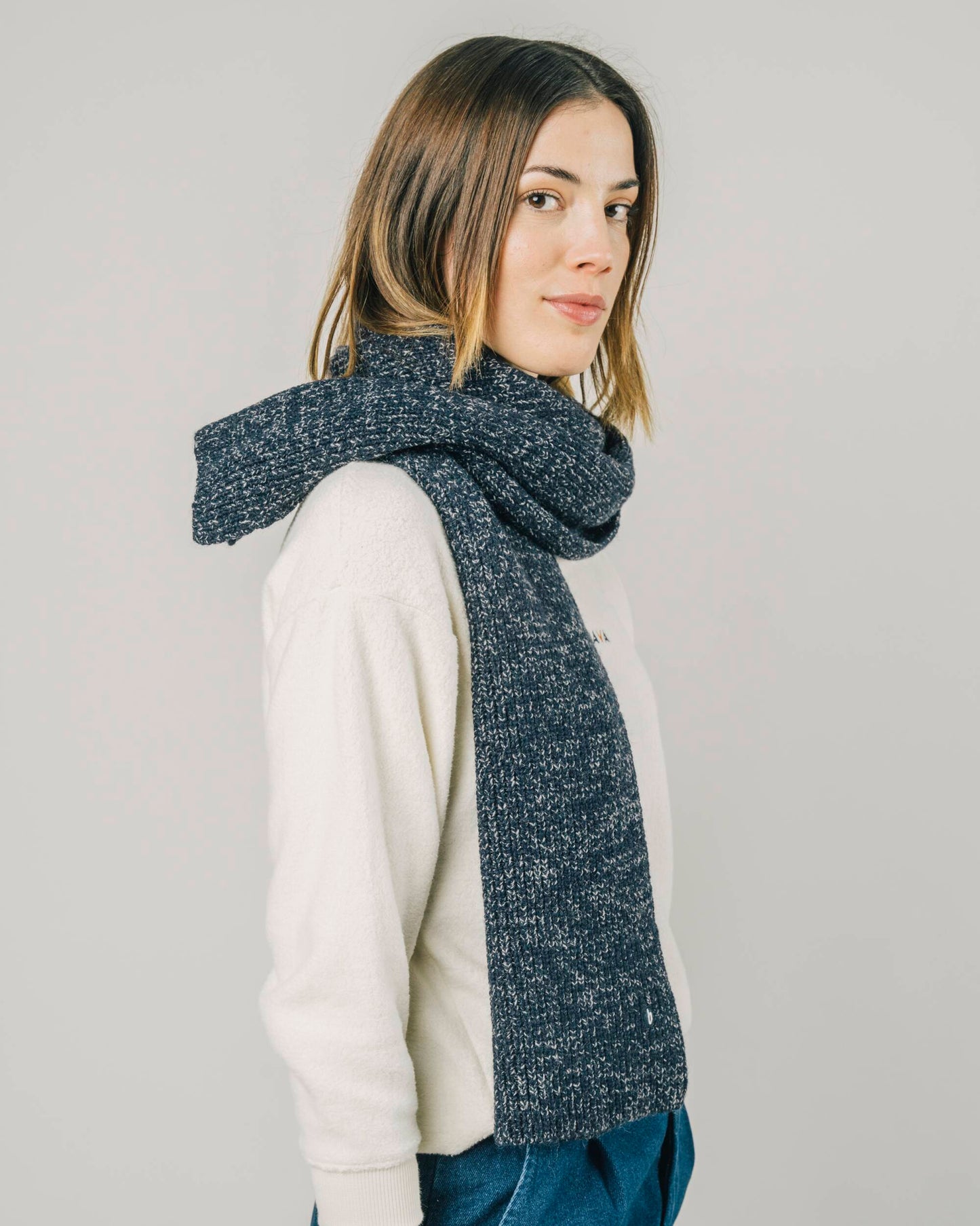 Retro Scarf Navy