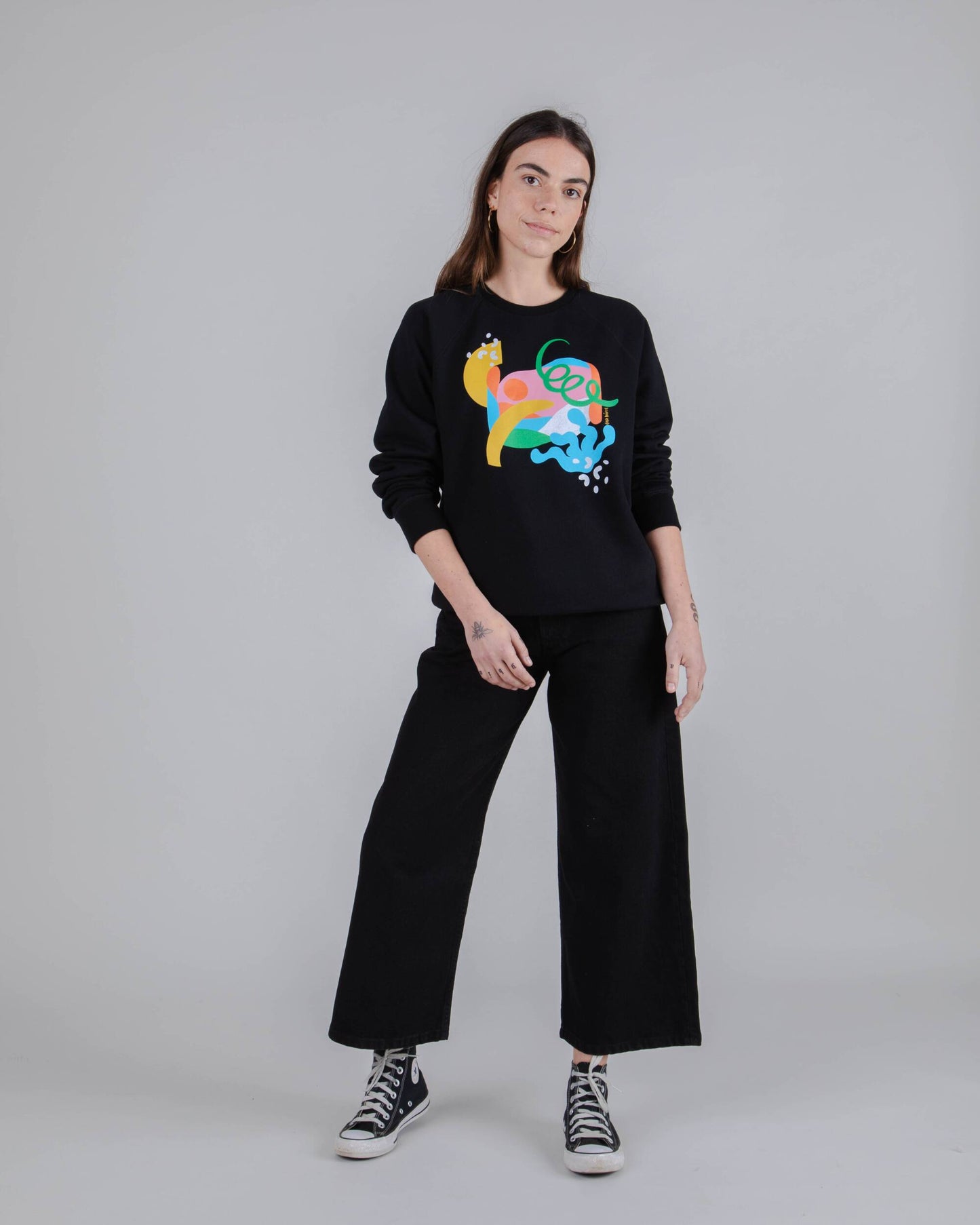 Midnight Flowers Sweatshirt by Coco Dávez