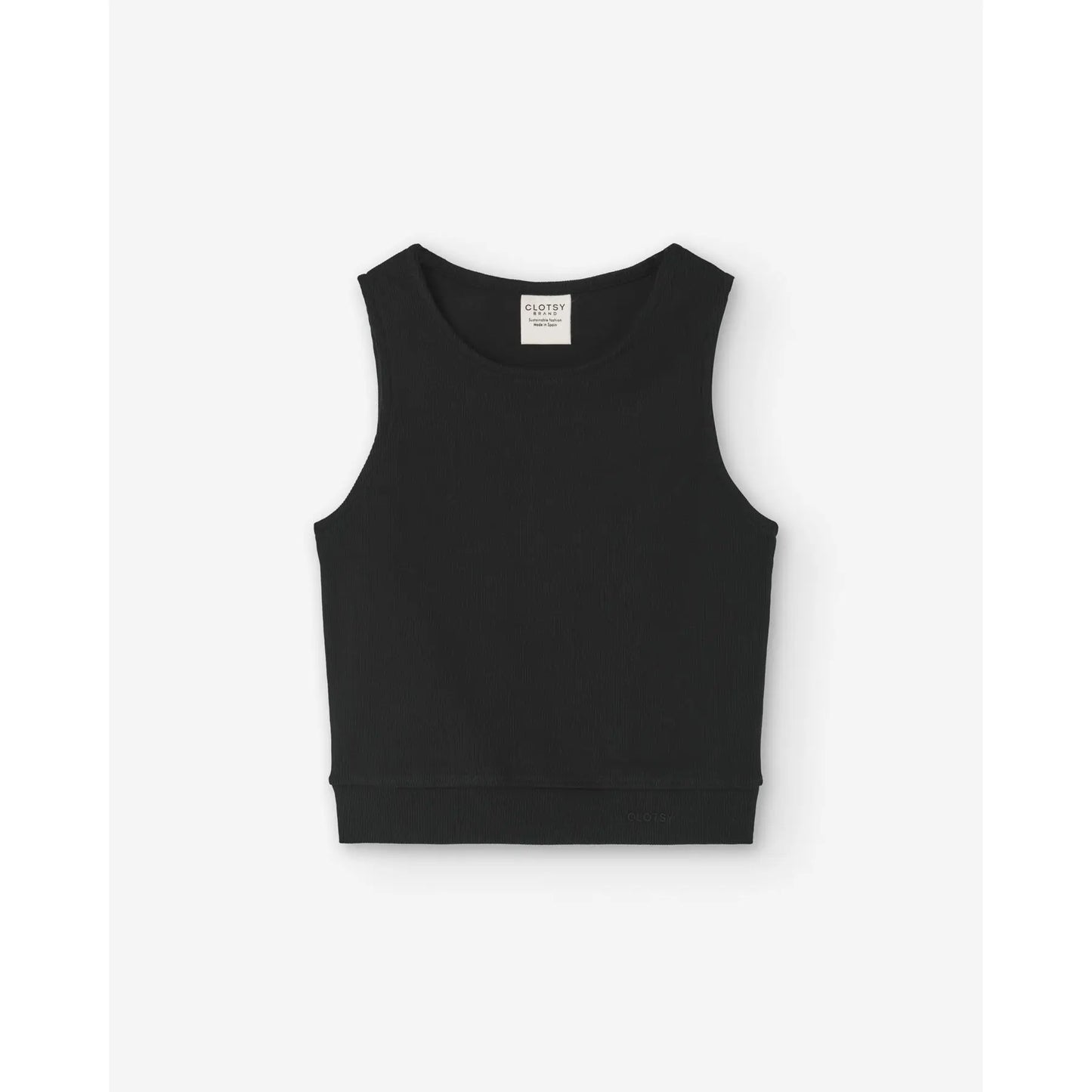 Tank Top Negro [zero waste] • Talla XS