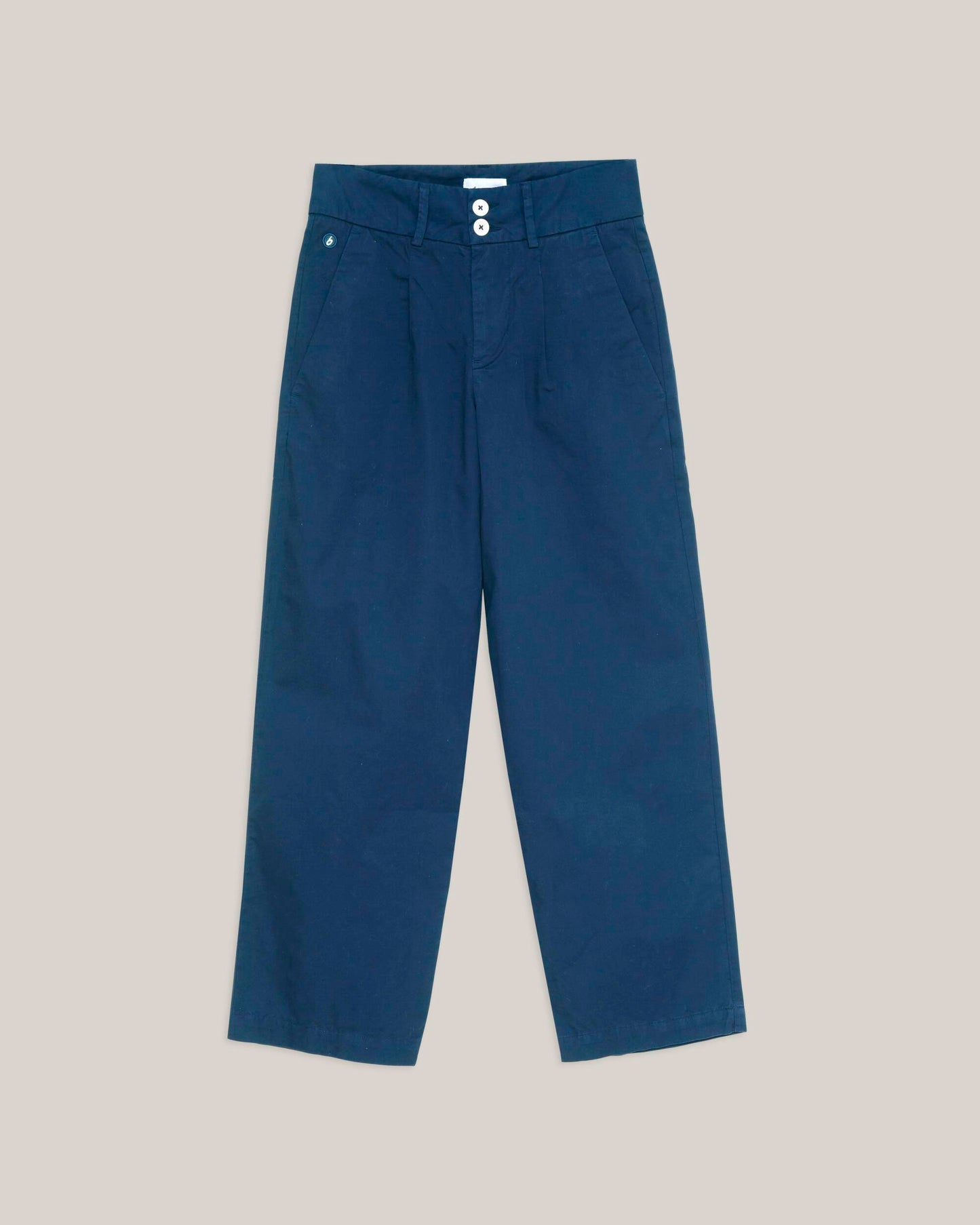 Pleated Pants Navy