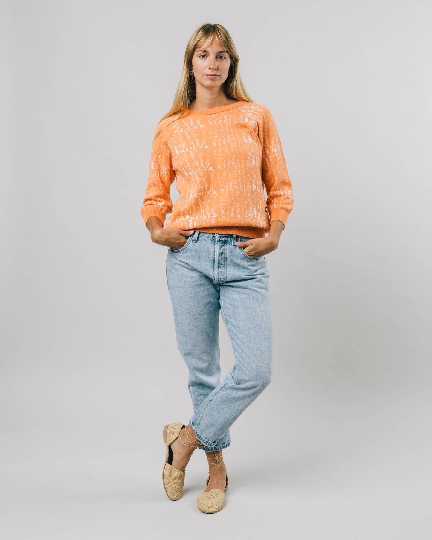 Camou Mandarin Sweater