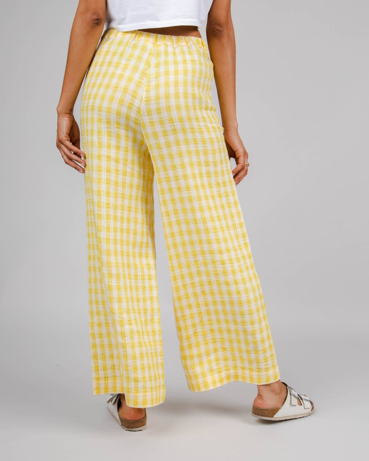 Lorena Wide Leg Pant Lemon