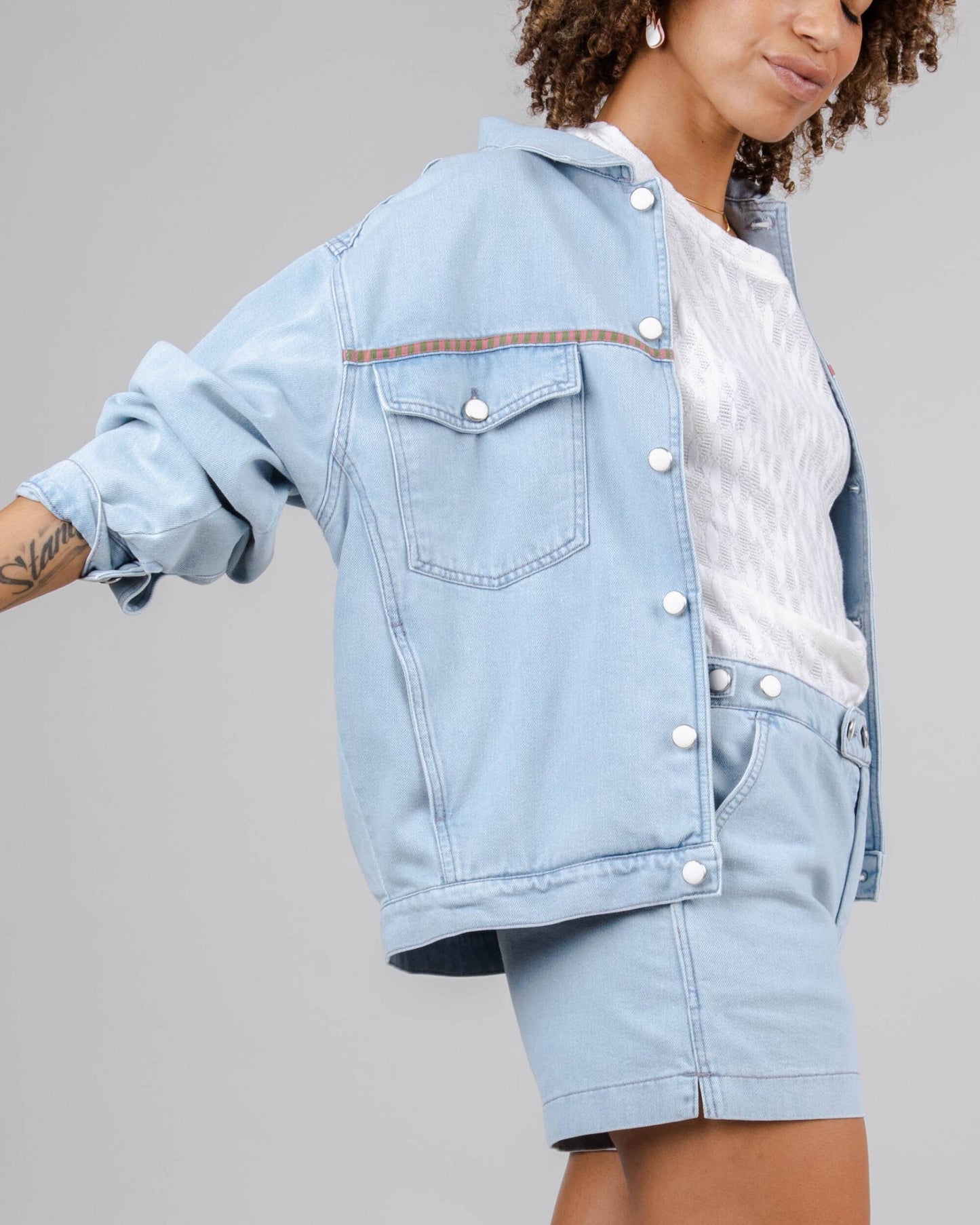 Oversize Jacket Light Denim