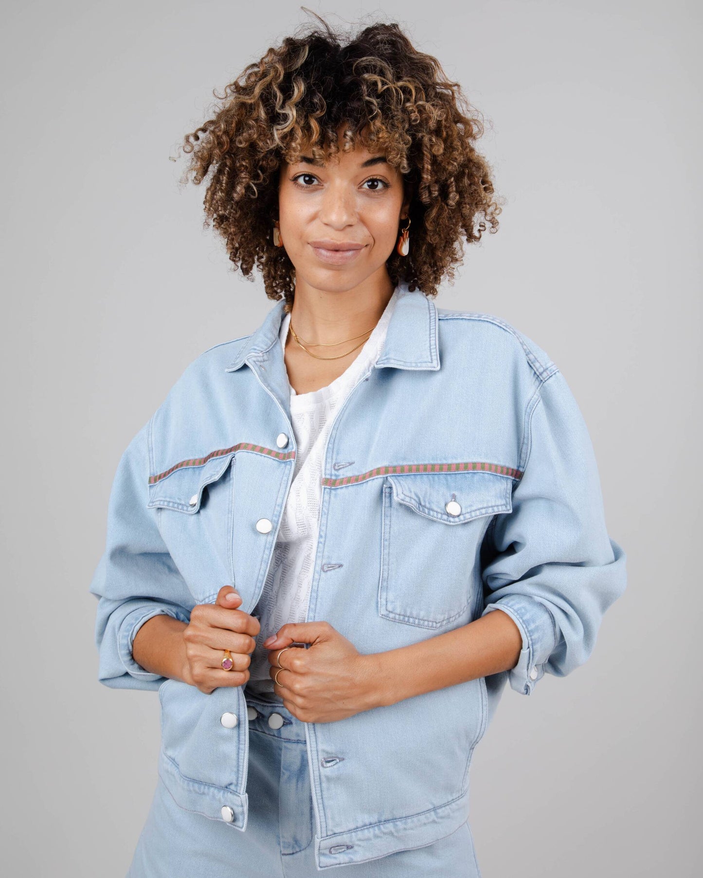 Oversize Jacket Light Denim