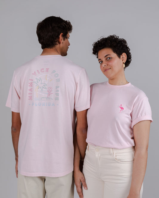 Tshirt Miami Vice for Life Pink