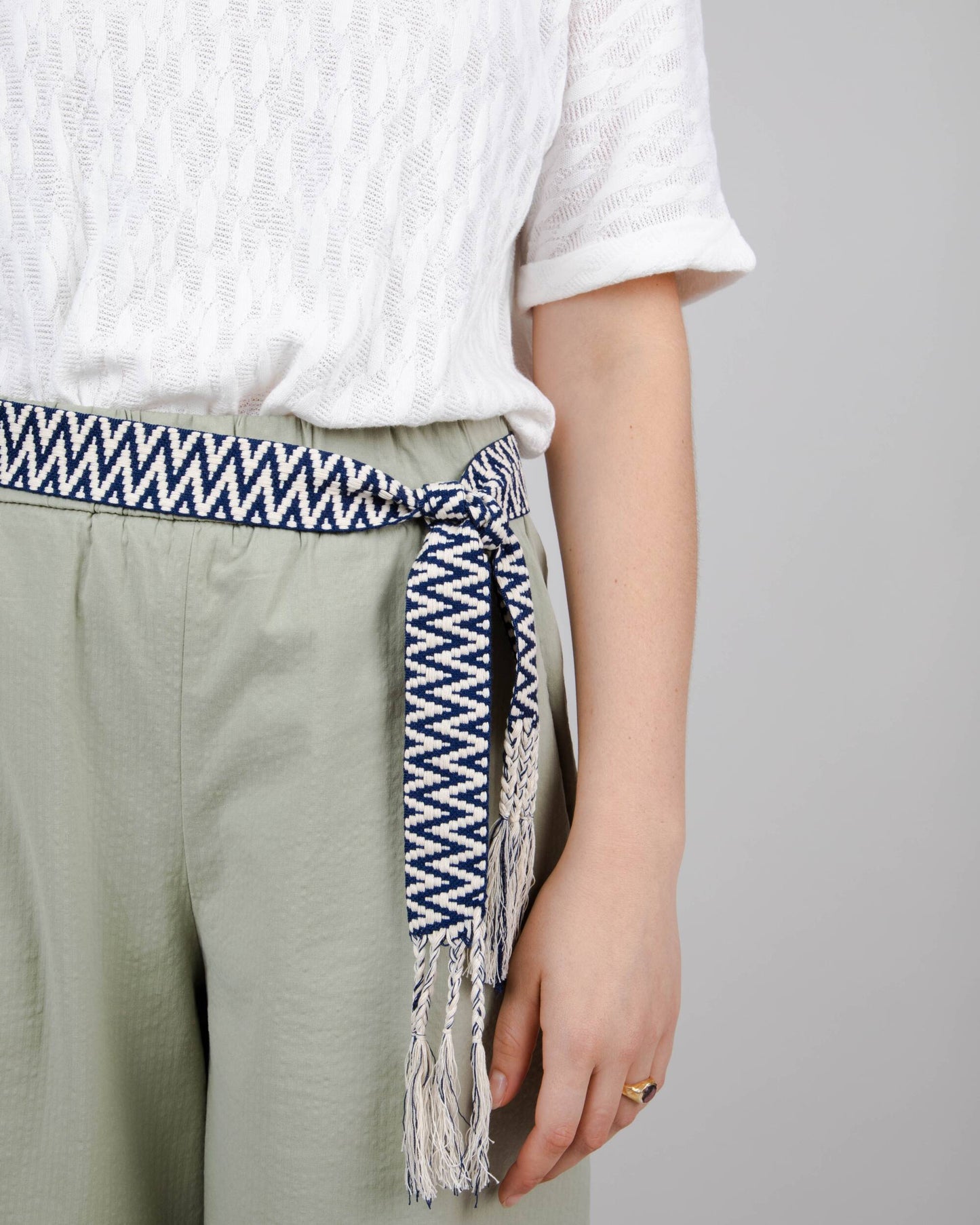 Two Tones Belt Navy