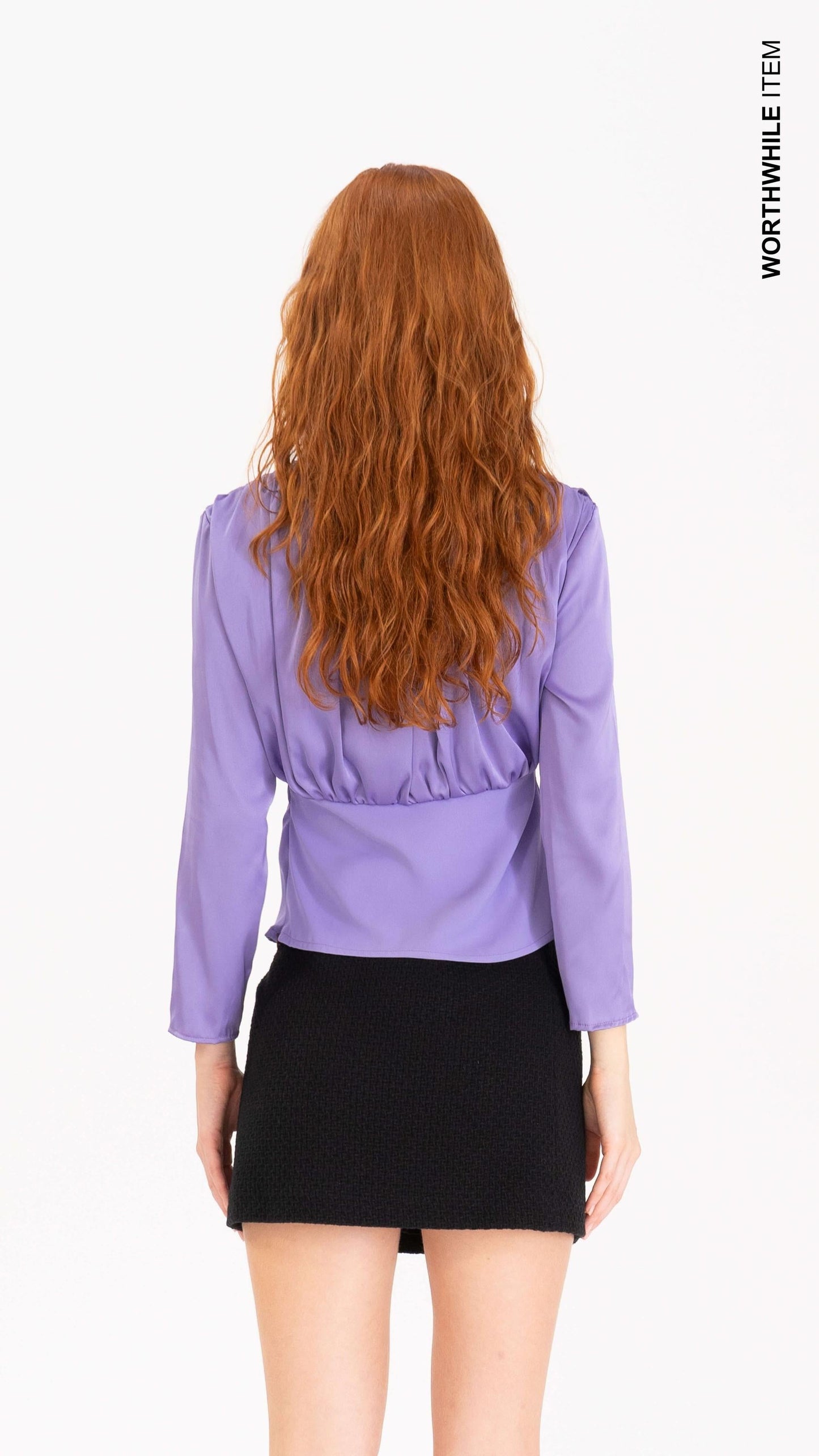 Digital lavender blouse