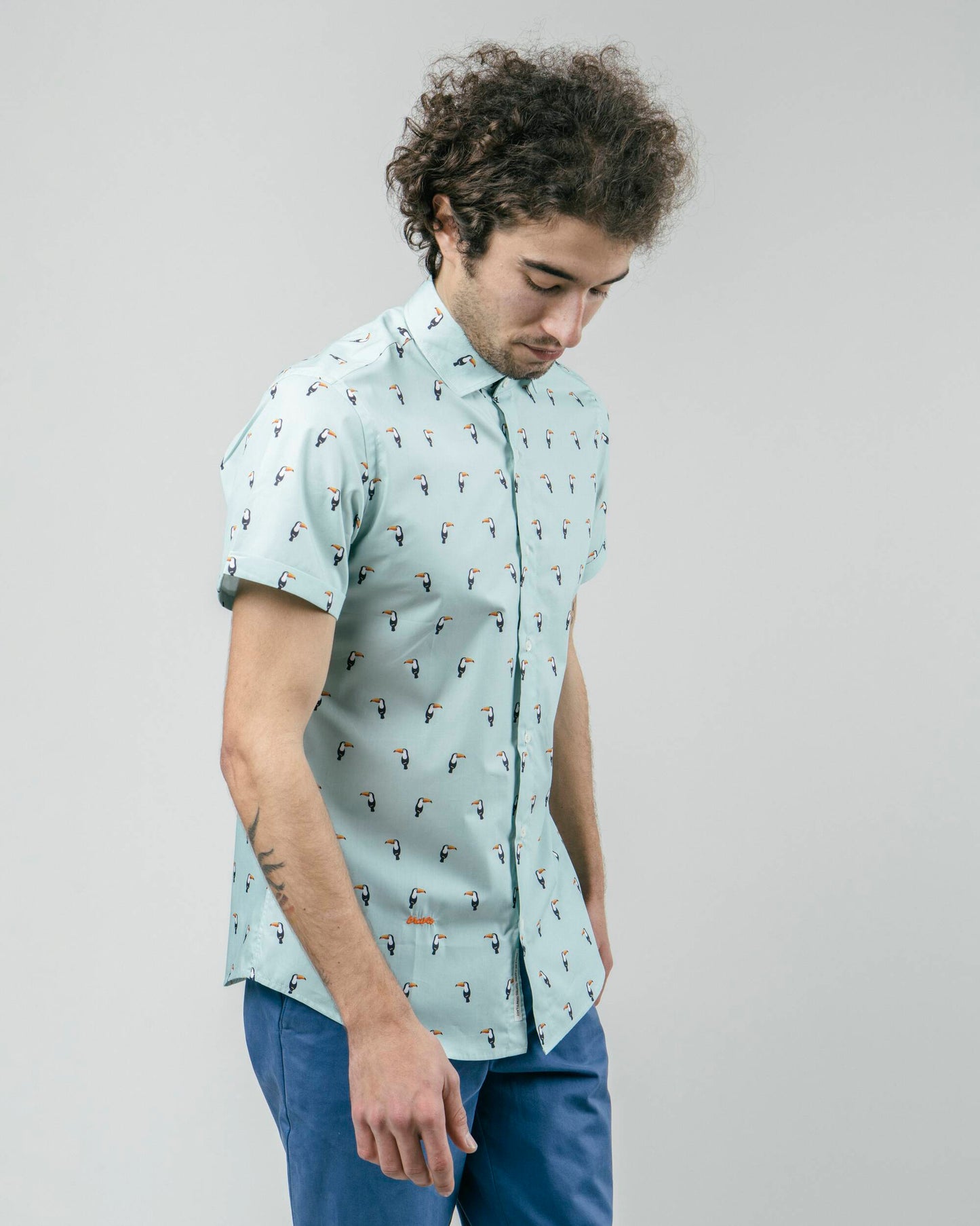 Tropical Tucan Printed Shirt