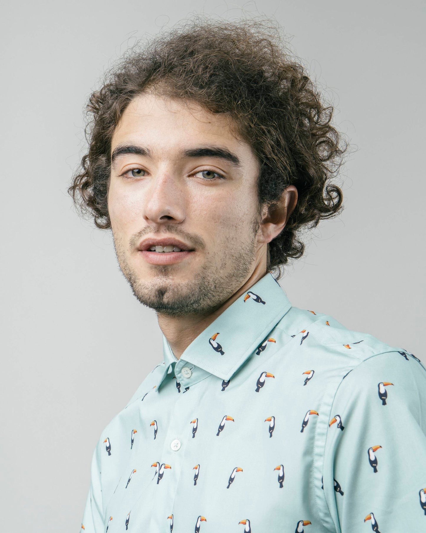 Tropical Tucan Printed Shirt