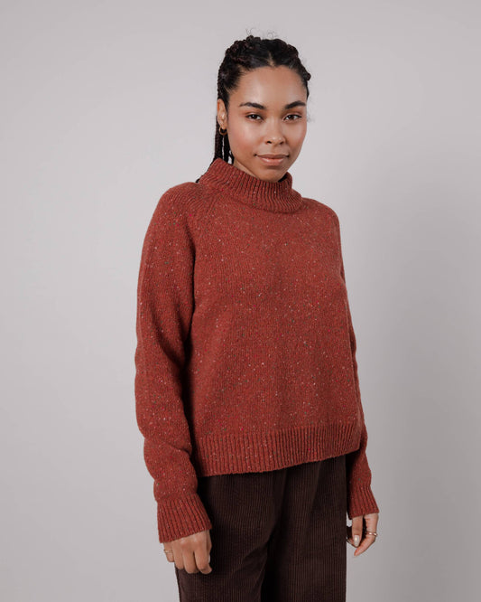 Perkins Cropped Sweater Spice