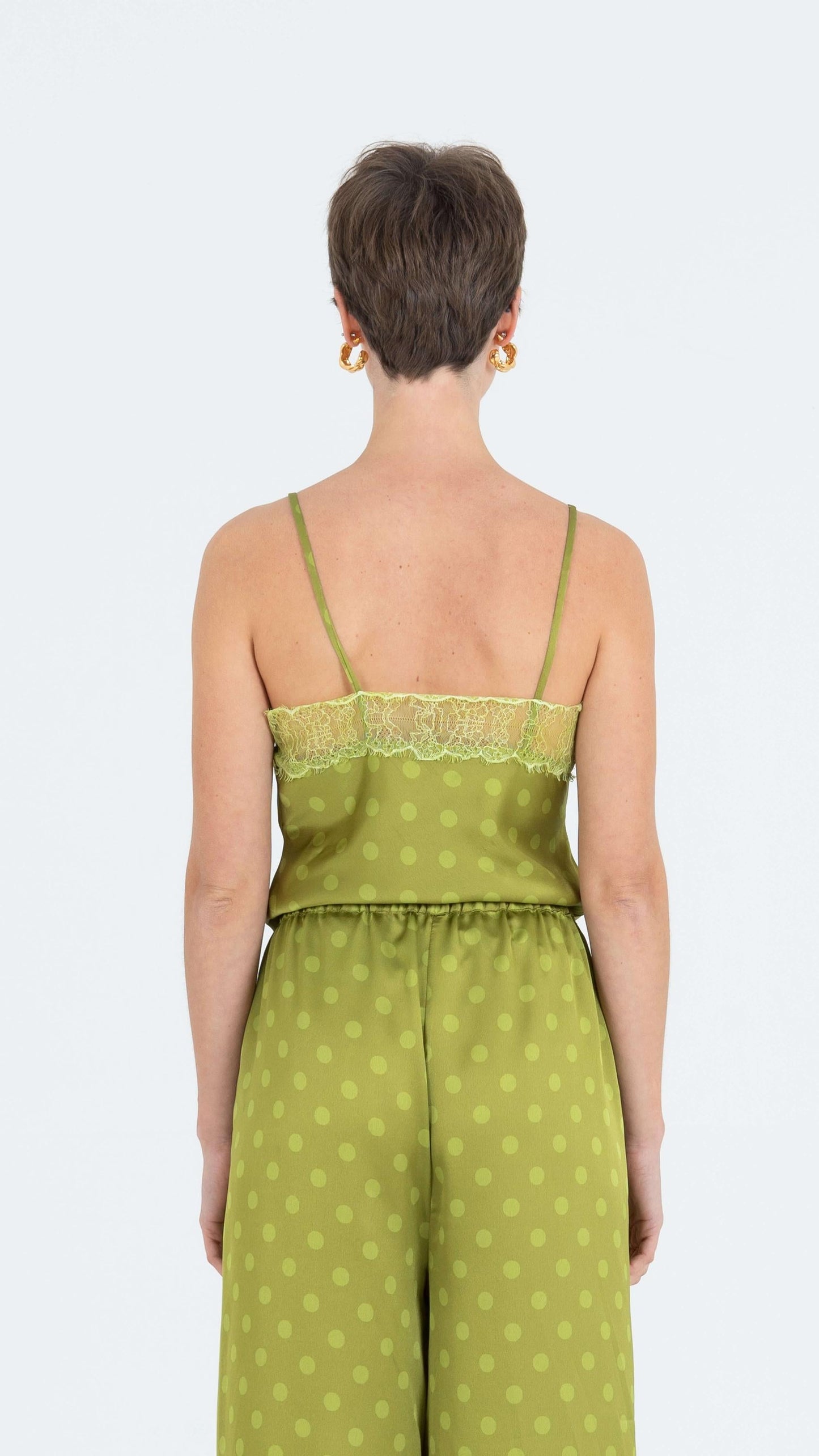 Polka dot camisole top