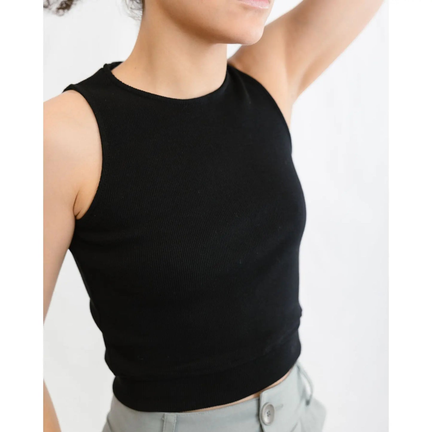 Tank Top Negro [zero waste] • Talla XS