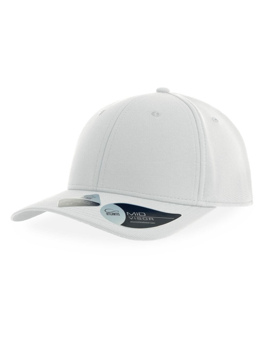 Gorra Recycled Polyester 6 Panels "TRR" (One Size) - White