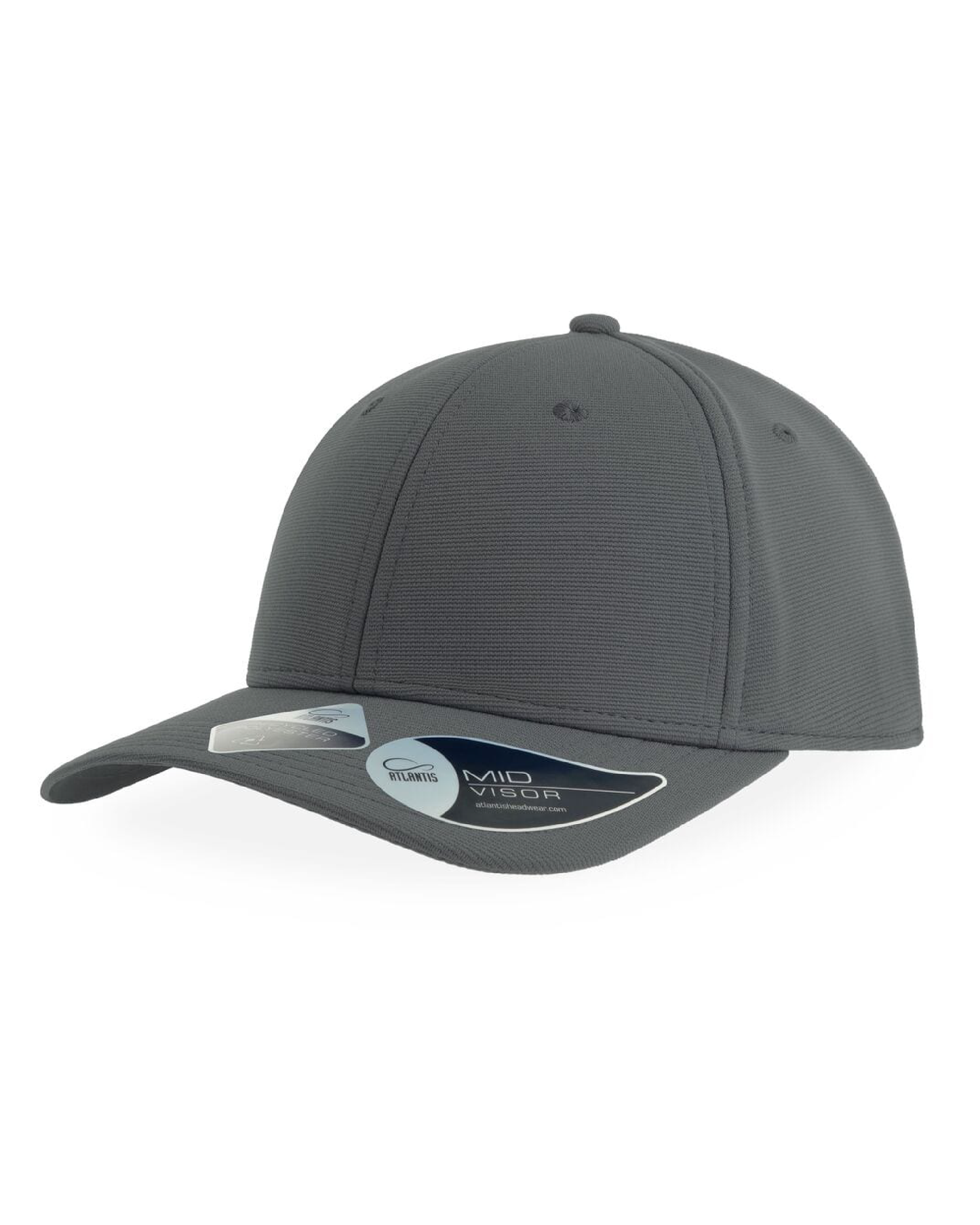 Gorra Recycled Polyester 6 Panels "TRR" (One Size) - Grey