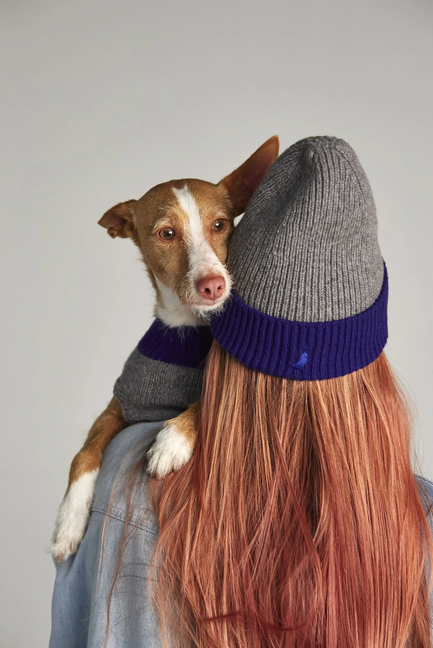 Wool and Cashmere Beanie - Gray