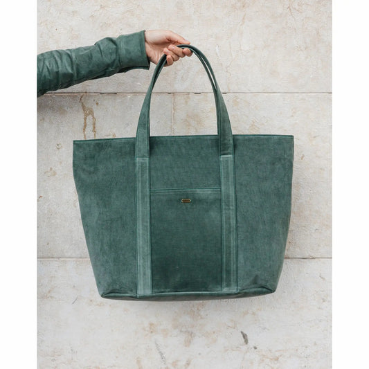 Green Corduroy Bag