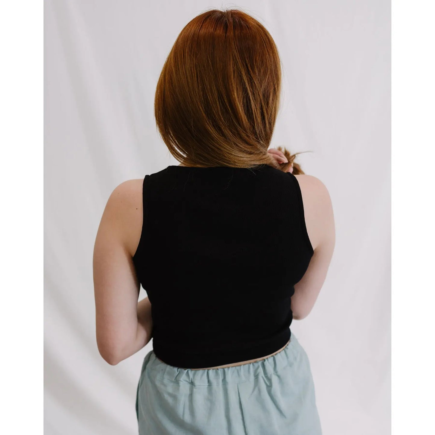 Tank Top Negro [zero waste] • Talla XS