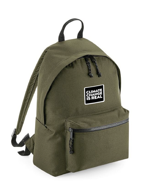 Recycled Polyester "Climate" Backpack - Earth Green
