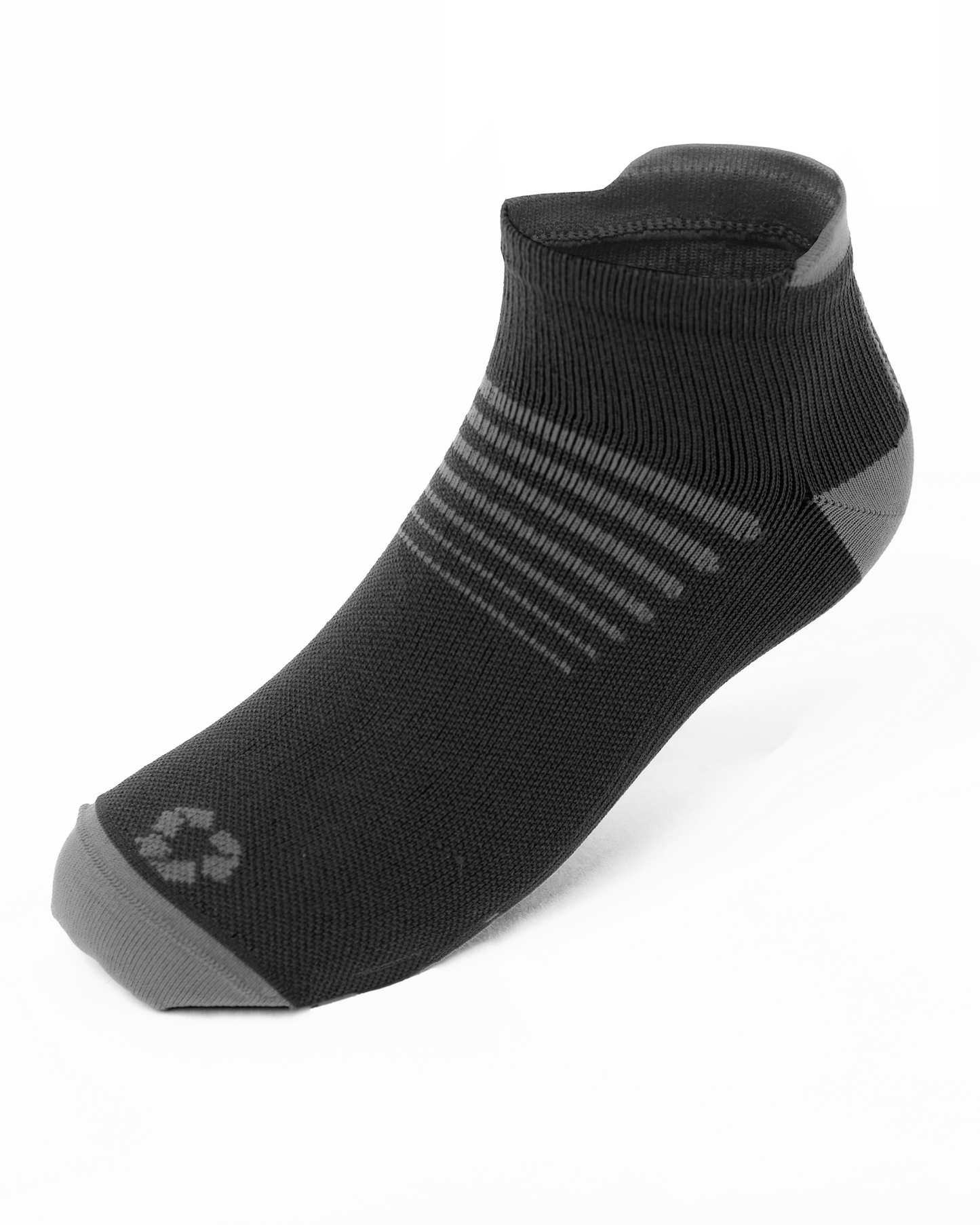 Recycled Low Cut Performance Unisex Socks - Black