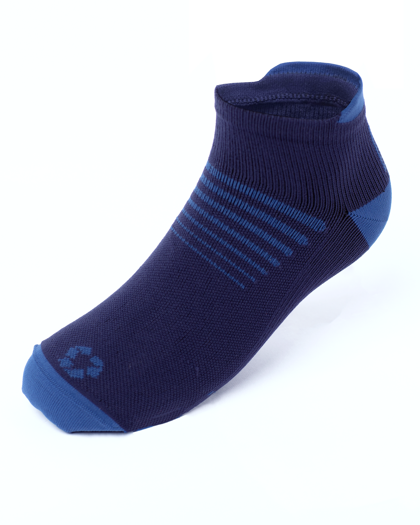 Recycled Low Cut Performance Unisex Socks - Blue