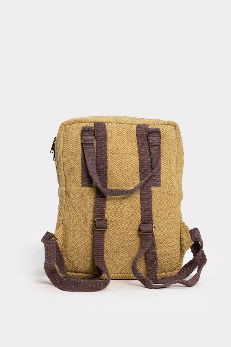 Gokyo Mustard Backpack with Internal Computer Pocket